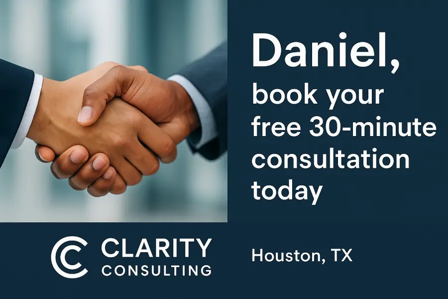Coaches and consultants Clarity Consultation Invitation