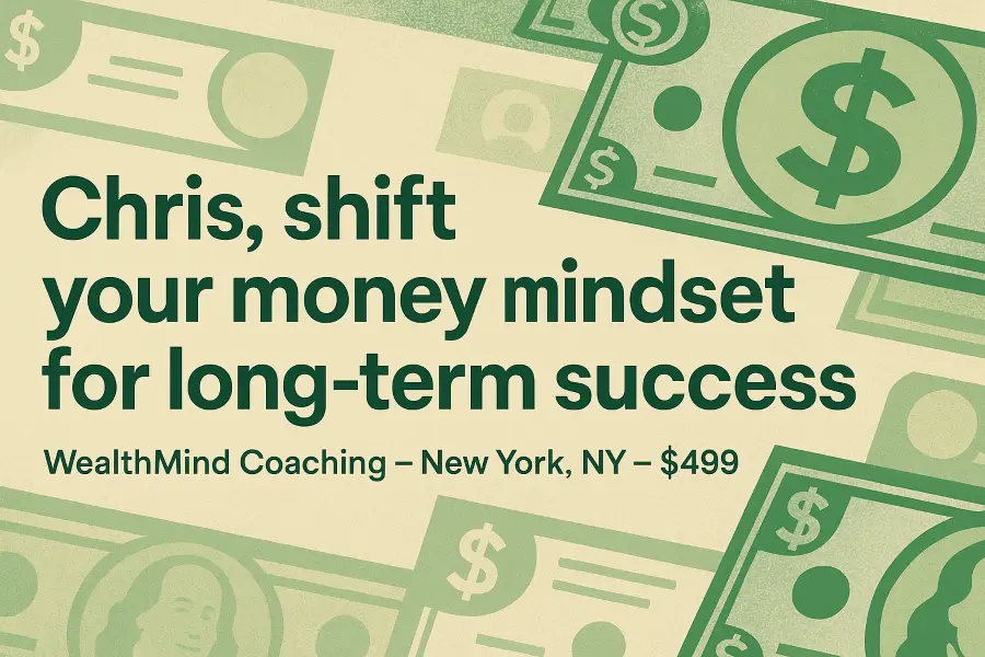 Coaches and consultants Finance Success Banner