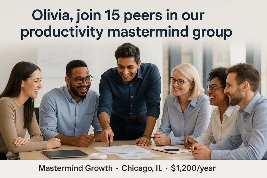 Coaches and consultants Mastermind Growth Chicago