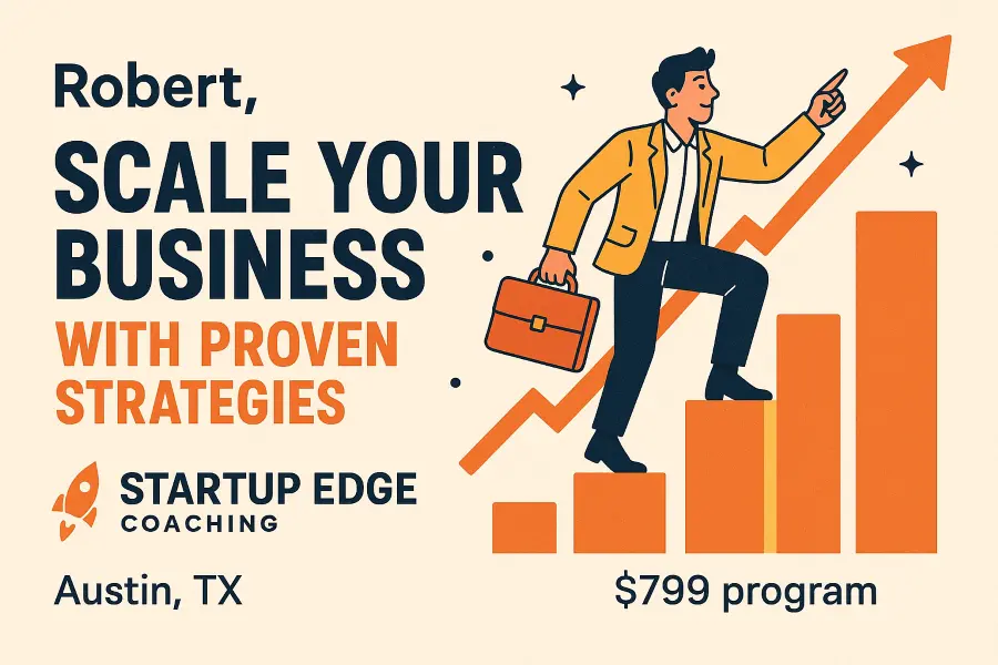 Coaches and consultants Startup Edge Banner