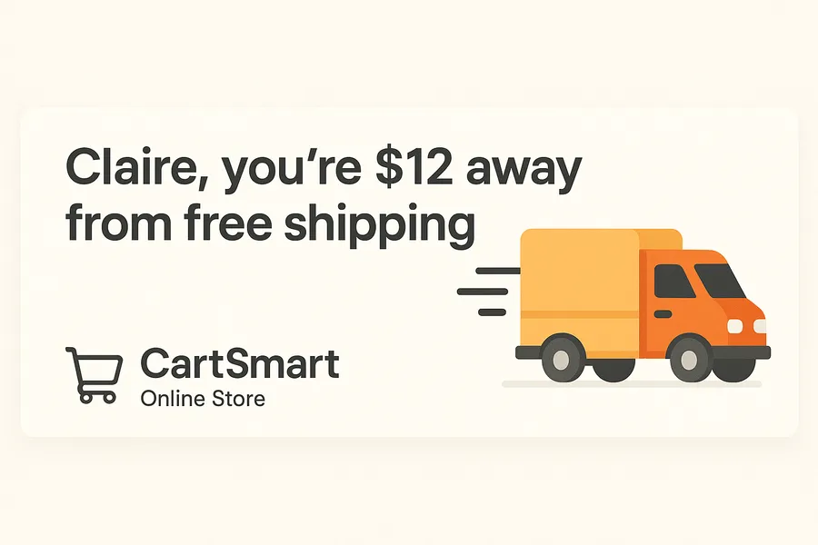 eCommerce CartSmart Delivery Banner
