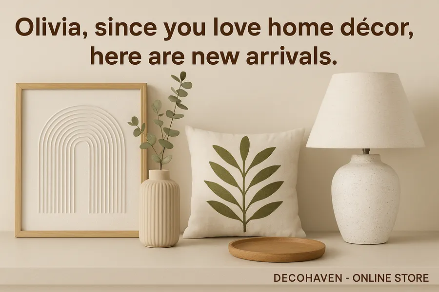 eCommerce DecoHaven Home Décor