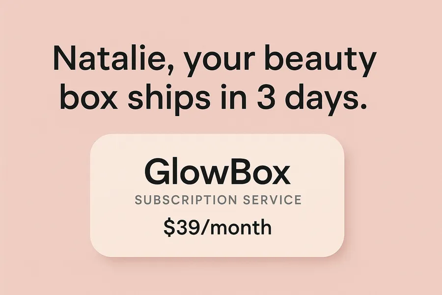 eCommerce Personalized Beauty Box