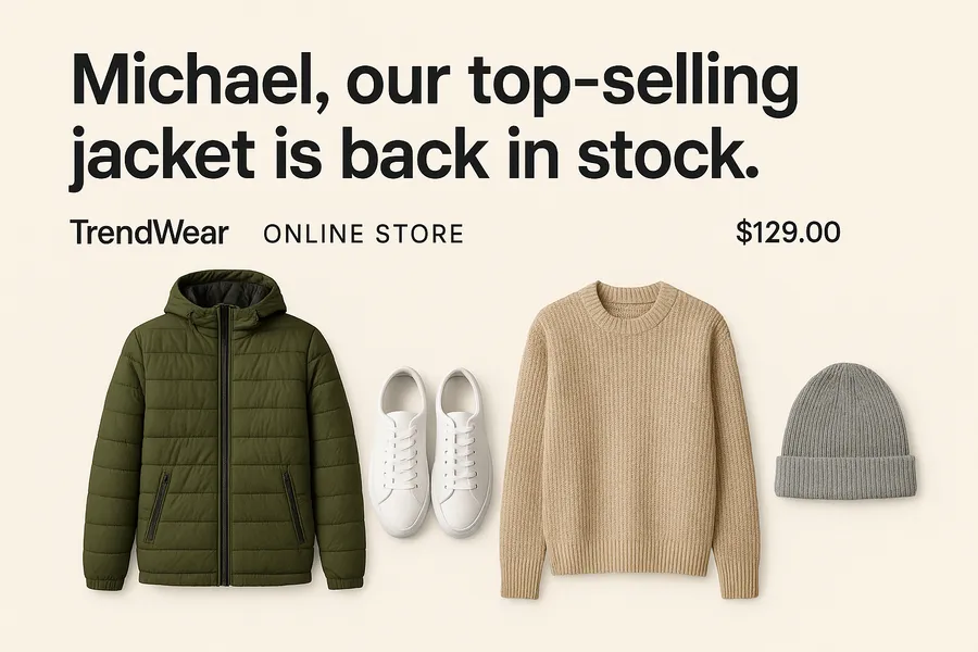 eCommerce TrendWear Jacket Banner