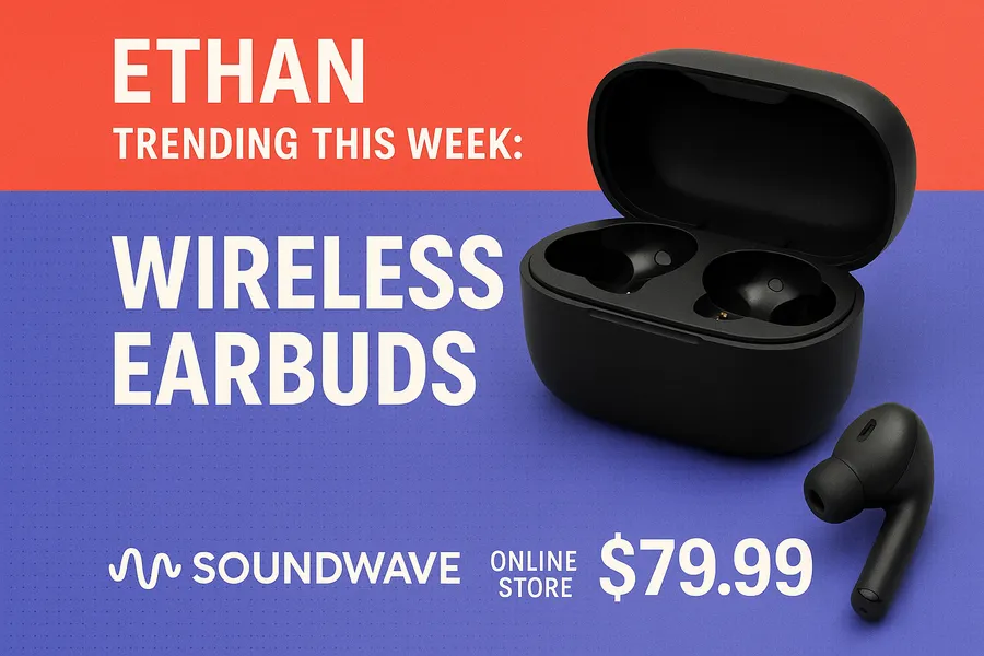 eCommerce Trending Wireless Earbuds