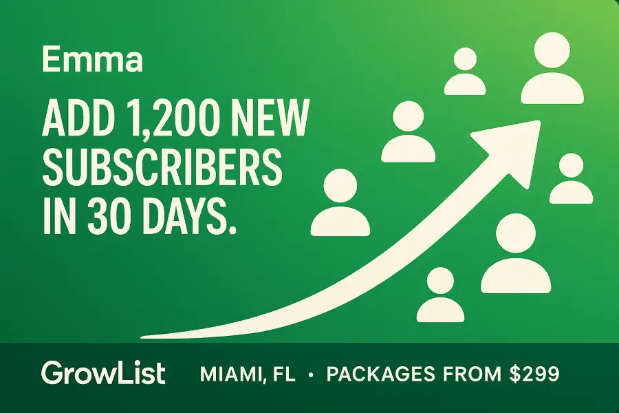 Email marketers GrowList Success in Miami