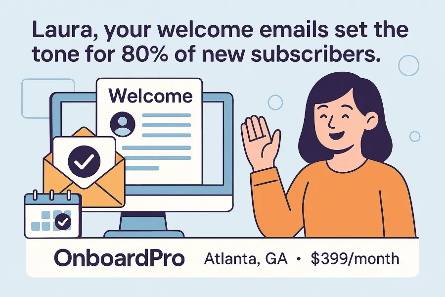 Email marketers OnboardPro Welcome Banner