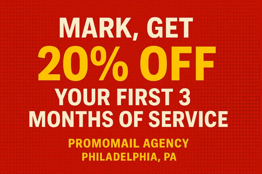 Email marketers PromoMail Offer Banner
