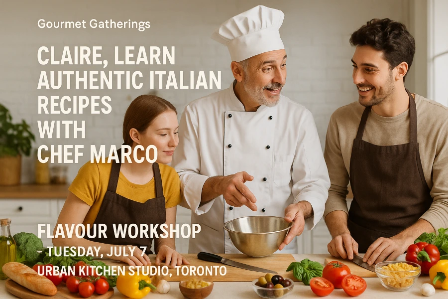 Event organizers Cooking Workshop Banner