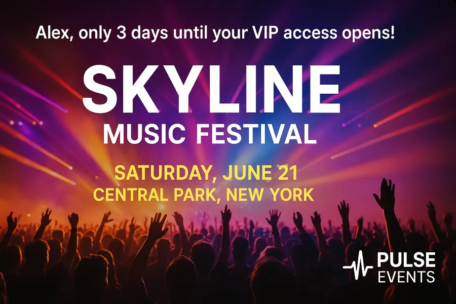 Event organizers Skyline Music Festival Banner