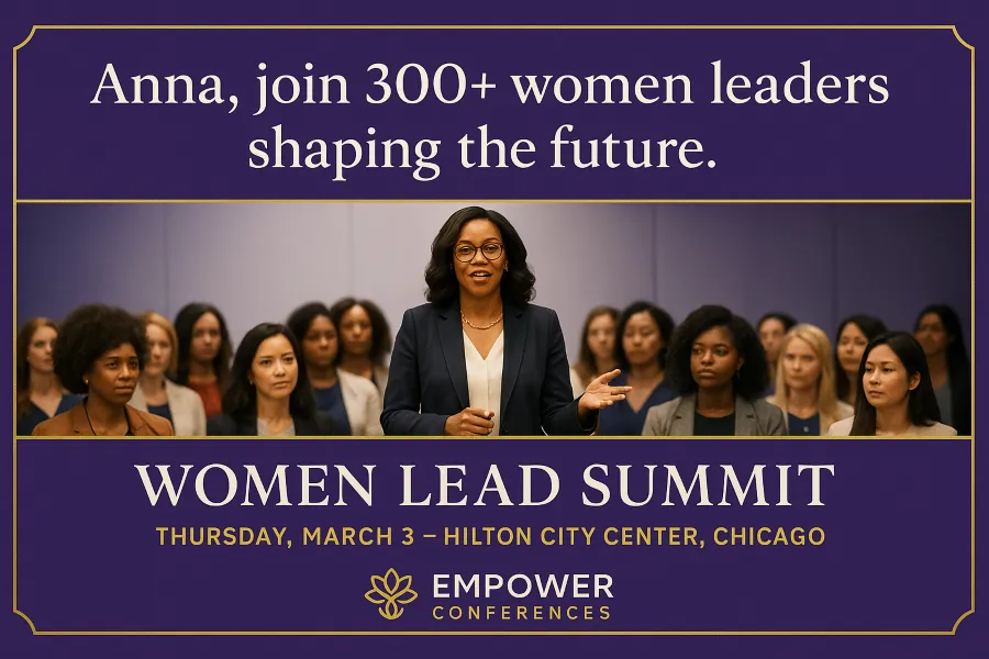 Event organizers Women Lead Summit Banner
