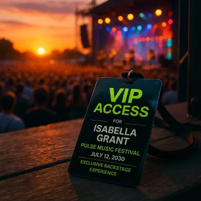 VIP festival pass