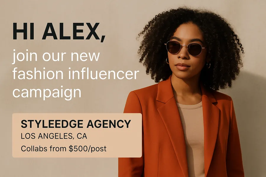 Influencer marketer Fashion Influencer Campaign