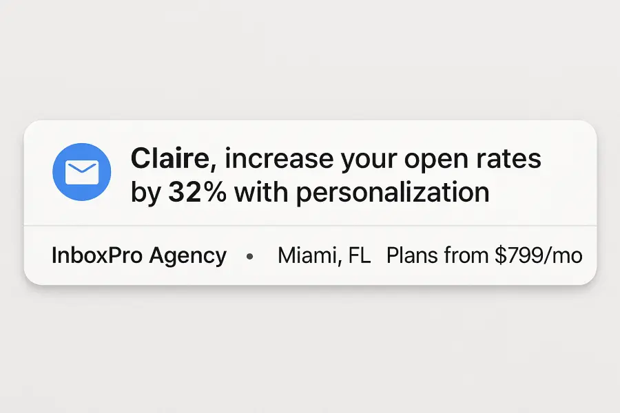 Marketing agencies Increase Open Rates