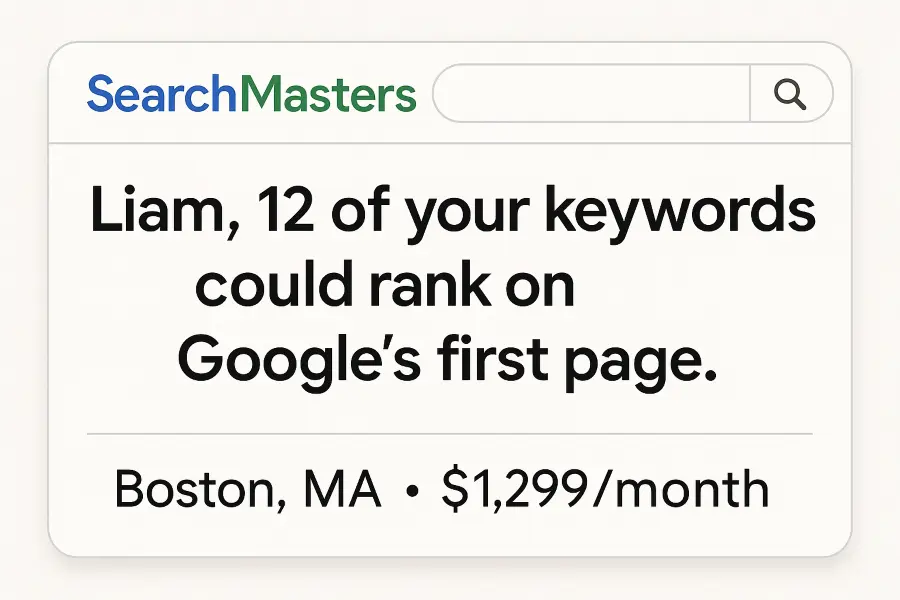 Marketing agencies SearchMasters SEO Alert