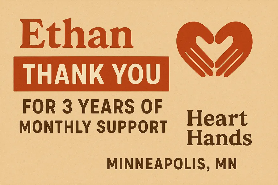 Non profit org Ethan's Appreciation Banner