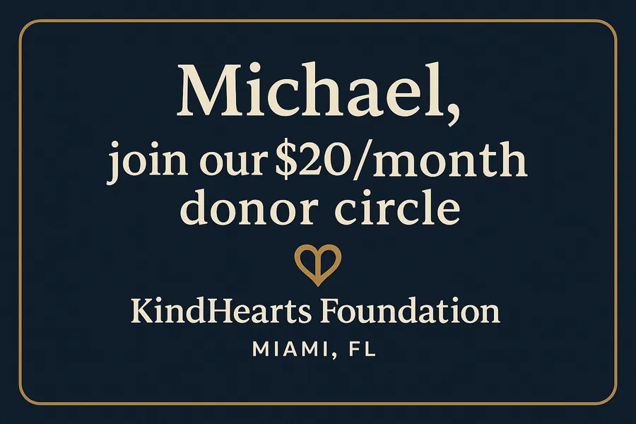 Non profit org Join KindHearts Circle