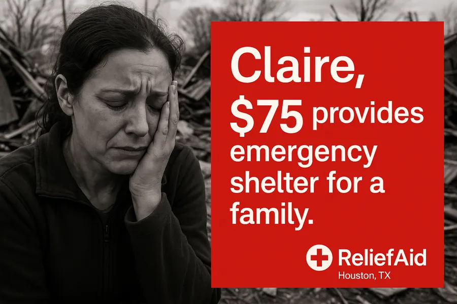 Non profit org ReliefAid Emergency Support