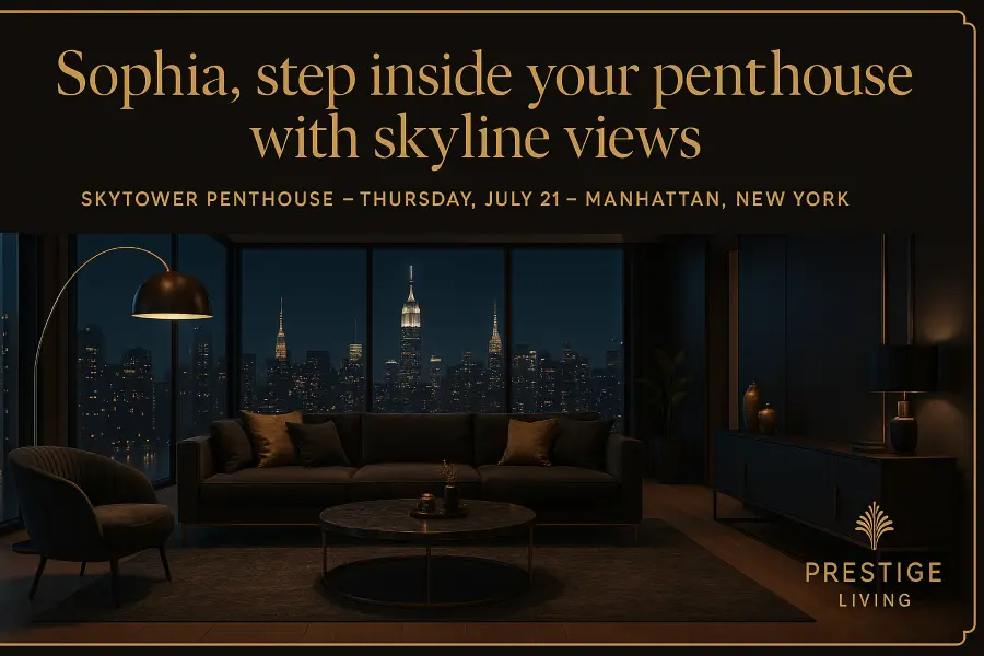 Real estate Luxury Penthouse Invitation