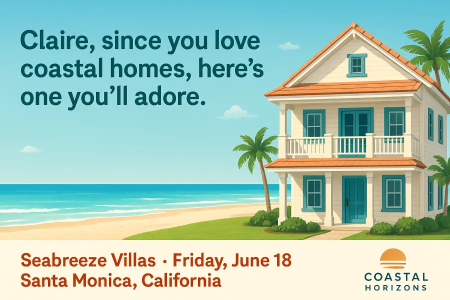 Real estate Seabreeze Villas Event