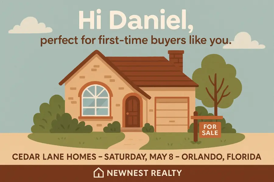 Real estate Welcome Home, Daniel