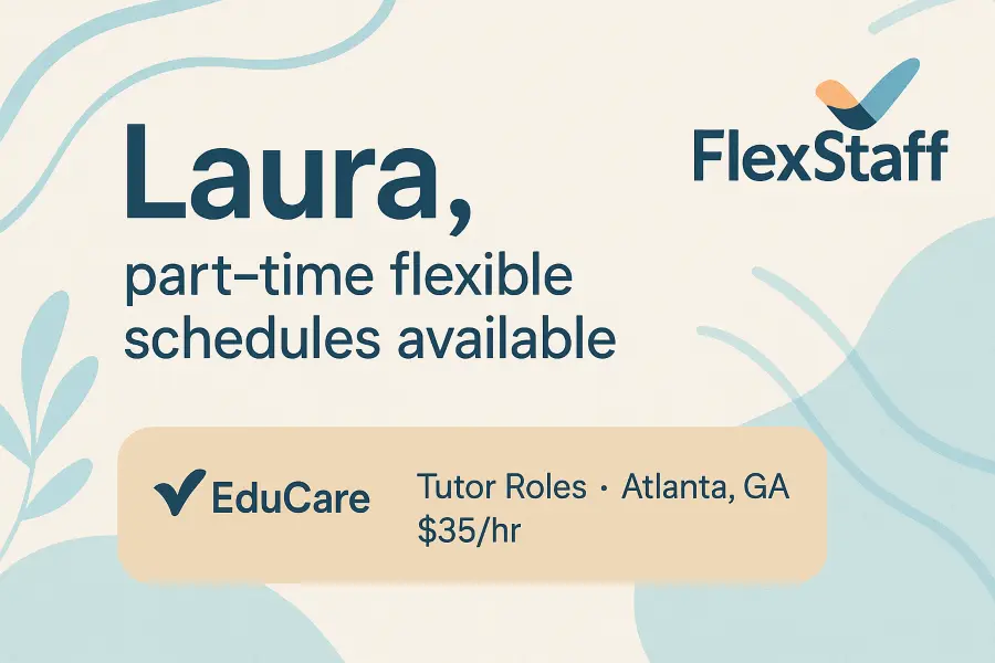 Recruitment Flexible Tutor Opportunities