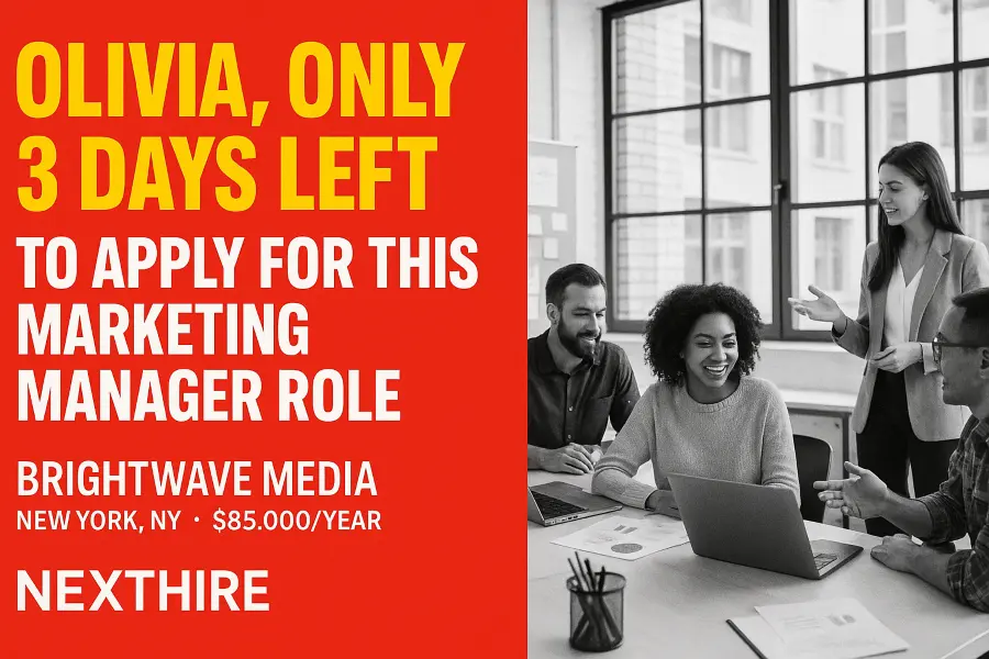 Recruitment NextHire Marketing Countdown