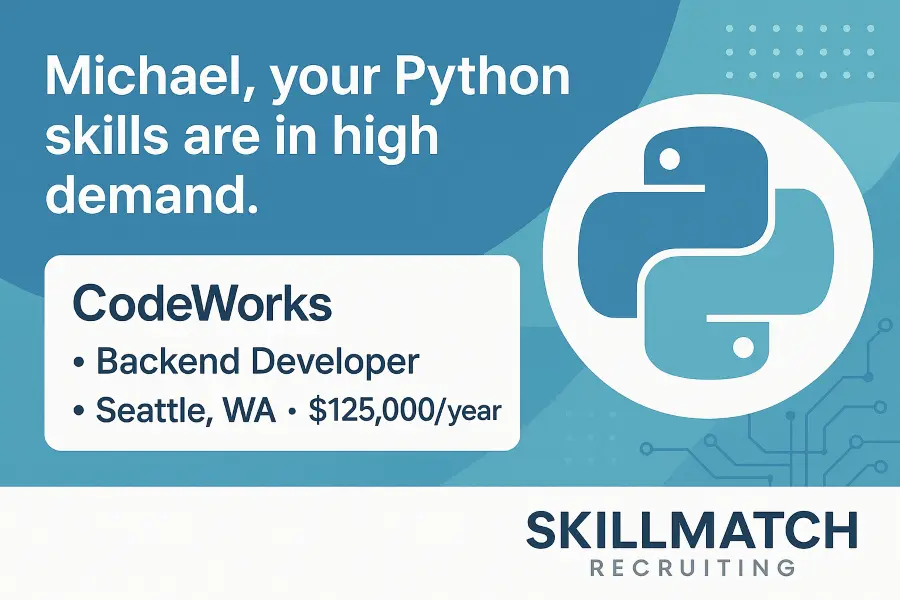 Recruitment Tech Job Offer Banner