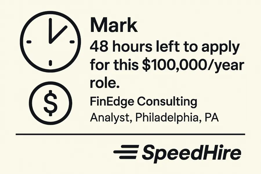 Recruitment Time Sensitive Job Alert