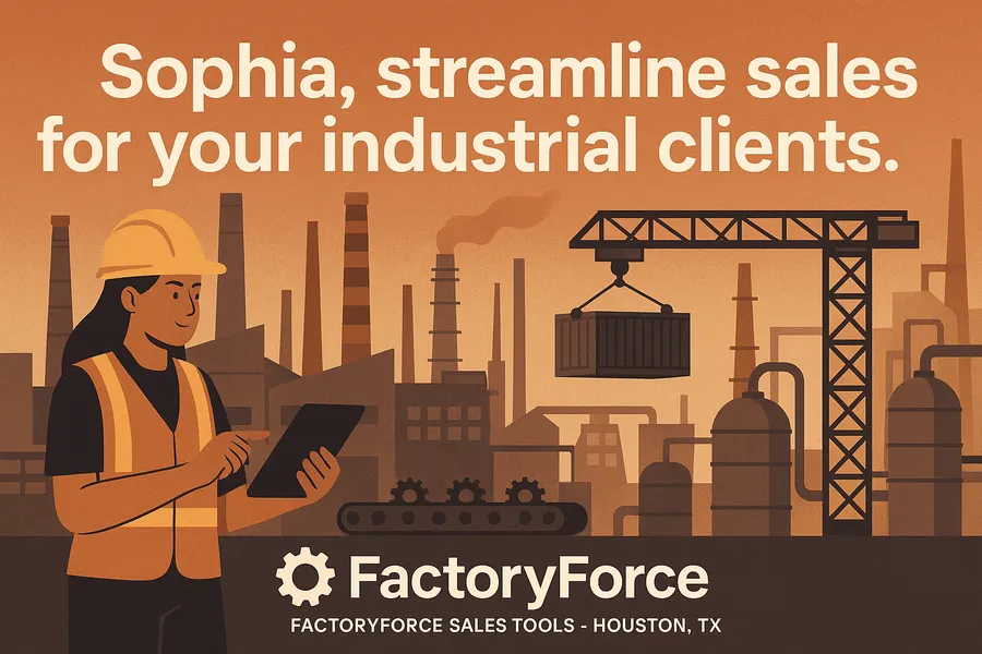 Sales teams FactoryForce Sales Banner