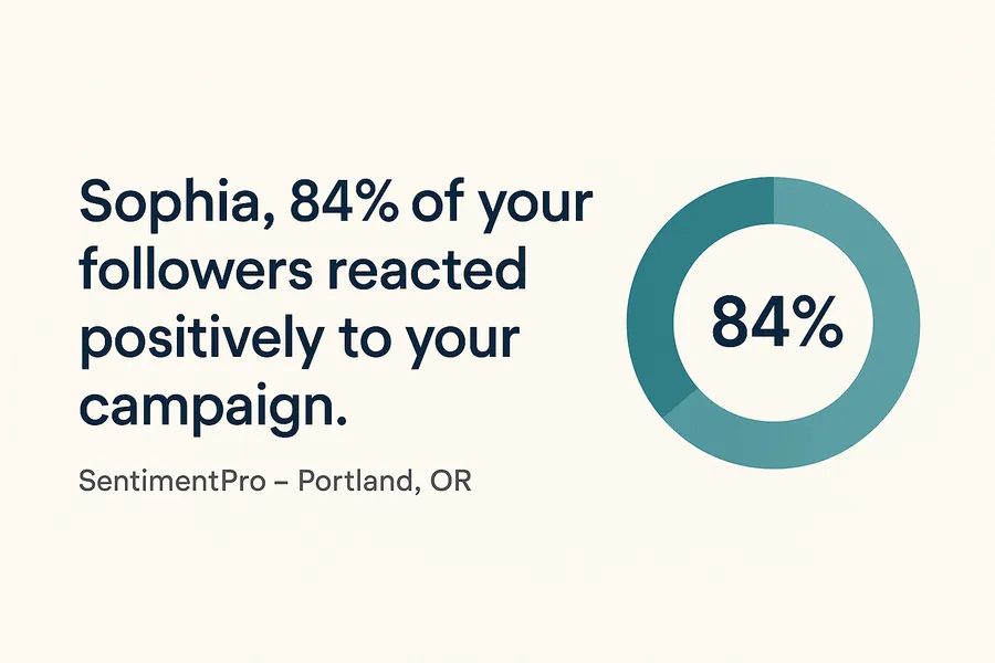 Social media managers SentimentPro Research Success