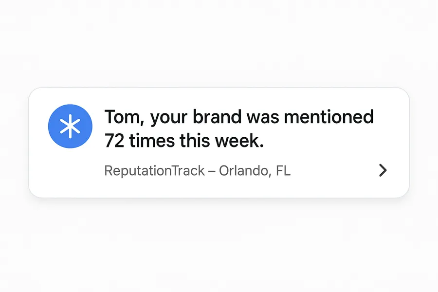 Social media managers Weekly Mentions Alert