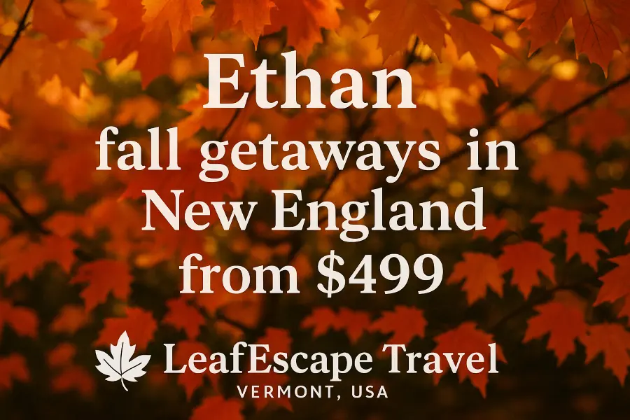 Travel hospitality Autumn Getaway Promotion