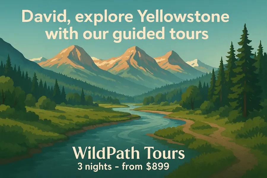 Travel hospitality Explore Yellowstone Scenery