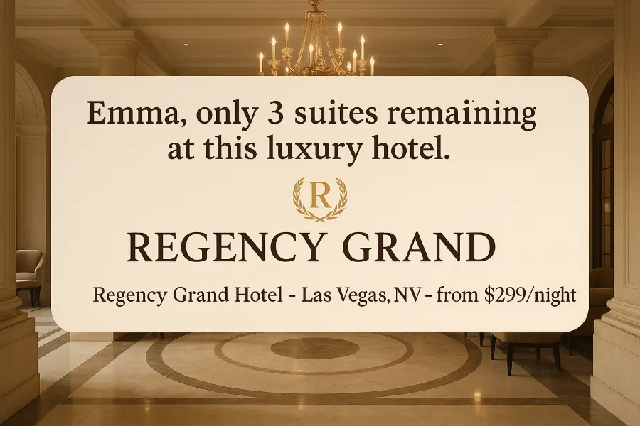 Travel hospitality Luxury Hotel Offer