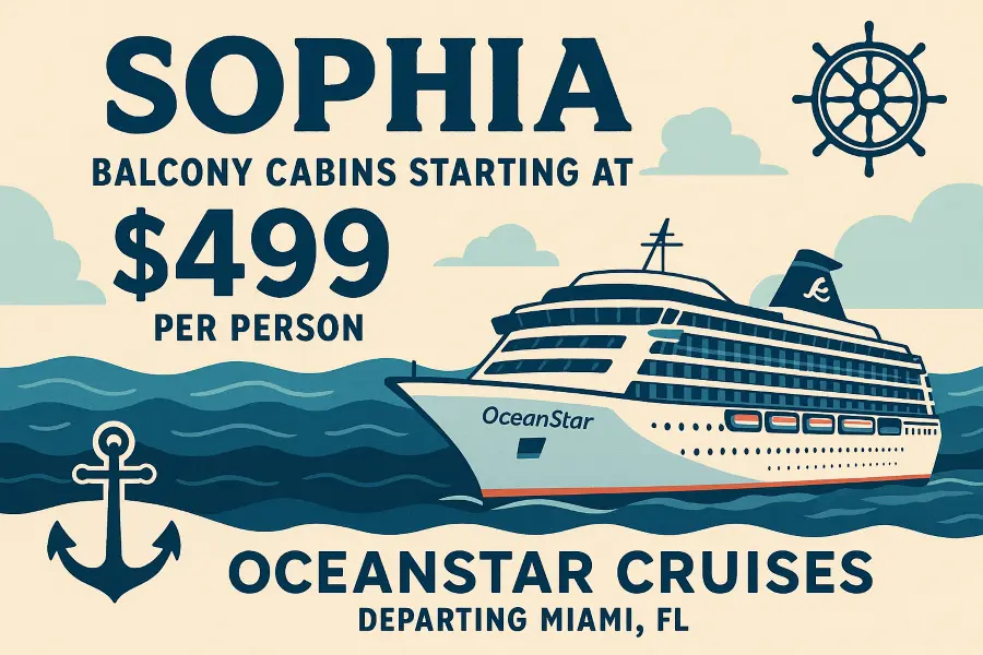 Travel hospitality OceanStar Cruise Offer