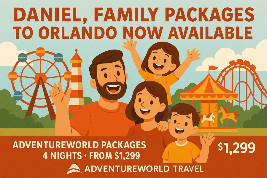 Travel hospitality Orlando Family Adventure