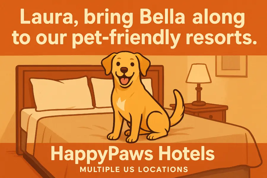 Travel hospitality Pet Friendly Hotel Welcome