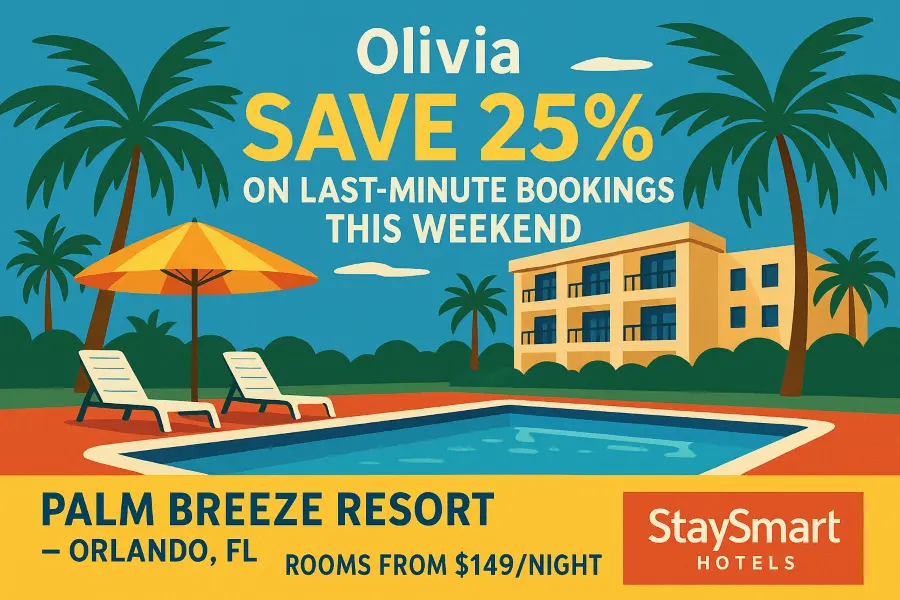 Travel hospitality Relax at Palm Breeze