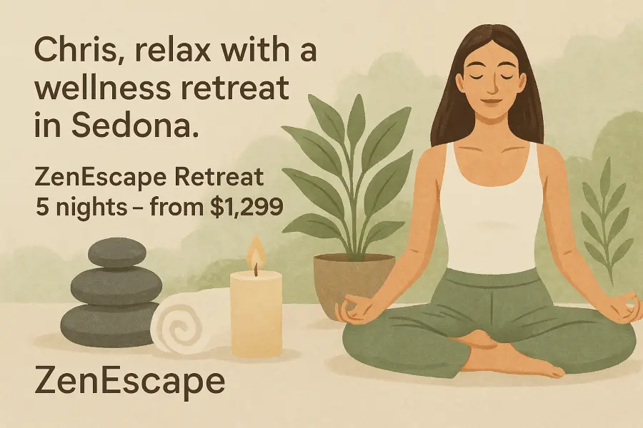 Travel hospitality ZenEscape Wellness Retreat